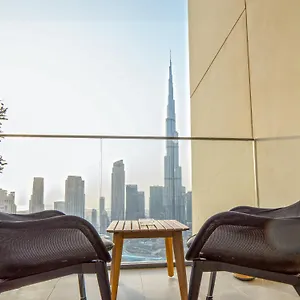  شقة Easygo - 3br & Maid With Full Burj Khalifa And Fountain View Burj Royale Dw